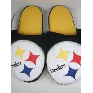   Steelers 2011 Big Logo Two Tone Hard Sole Slippers