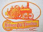 RARE 80s vintage MIDWEST OLD THRESHERS T SHIRT farmer TRACTOR medium