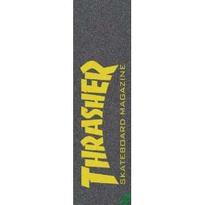  Thrasher Mob Skate Mag Yellow Single Sheet Grip 9x33 