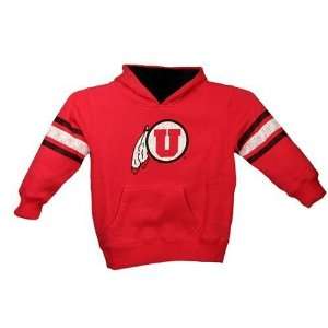  Utah Utes Youth Fullback Hooded Sweatshirt (Red) Sports 