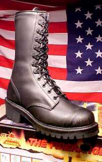 THOROGOOD USA MADE COMBAT FIRE FIGHTING BOOTS MEN 7 W  
