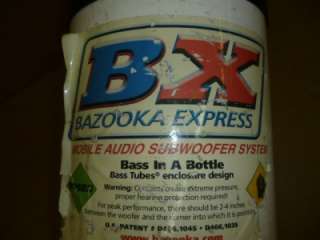 BAZOOKA EXPRESS BX NOS8W BASS TUBE 6 INCH  
