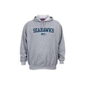 Seattle Seahawks Grey Big Break Hooded Sweatshirt Sports 