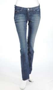 Urban Outfitters BDG Low Rise Slim Straight Leg Bleached Kissed Jeans 