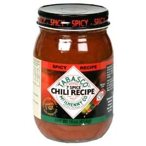  Tabasco, Sauce 7Spice Chili Spicy, 16 OZ (Pack of 12 