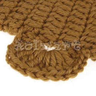 Warm chullo Earflap Crochet Beanie Knit hat skull cap  