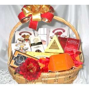Sunshine Gourmet Gift Basket Filled with All Gourmet Sweets  