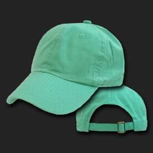  JADE BLUE WASHED POLO CAP HAT CAPS 
