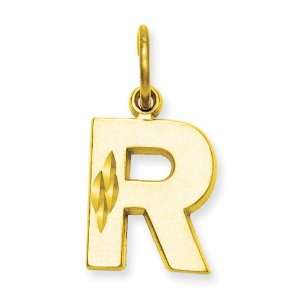  10k Initial R Charm Jewelry