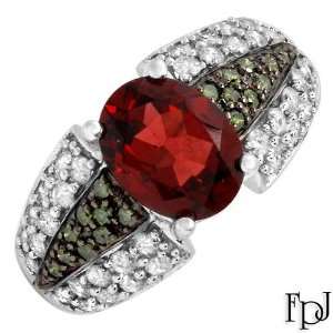Fpj Stylish Brand New High Quality Ring With 3.41Ctw Genuine Natural 