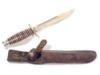 WW II THEATER MADE FIGHTING KNIFE   WITH I.D.  