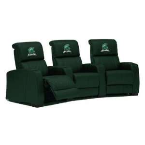  MSU Spartans Leather Theater Seating/Chair 2pc