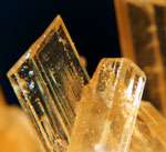 SeeThruOrange SELENITE Porcupine Crystals   Poland  