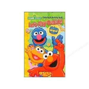   Sticker Sesame Street Lets Play Outside Book (3 Pack)