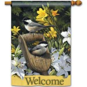  Summer Chickadee Bird Flag   Banner