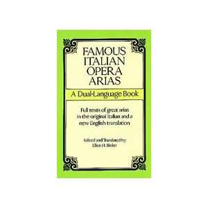   06 291588 Famous Italian Opera Arias   Music Book Musical Instruments