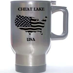  US Flag   Cheat Lake, West Virginia (WV) Stainless Steel 
