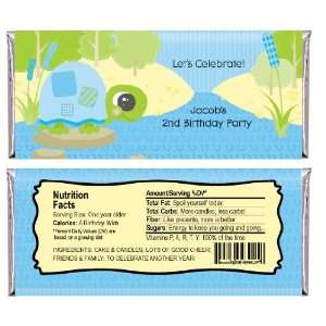   Turtle   Personalized Candy Bar Wrapper Birthday Party Favors Baby