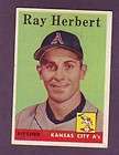 1958 Topps Baseball Ray Herbert Athletics #379 ExMt