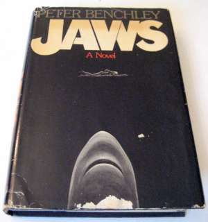 JAWS PETER BENCHLEY 1974 HARDCOVER HC  