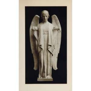 1915 Sculpture Priestess Culture Angel Herbert Adams   Orig. Hand 