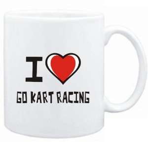    Mug White I love Go Kart Racing  Sports