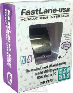 MOTU FastLane USB (2x2 USB MIDI Interface)  