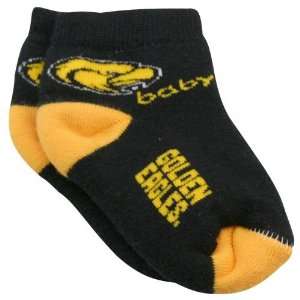   Eagles Infant Black Gold Team Logo Bootie Socks