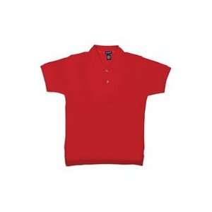  Enza Youth Classic Pique Sport Shirt Red Small