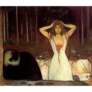  Fine Oil Painting,Edvard Munch MUNCH22 36x48