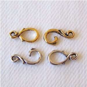  Pewter Vine Hook and Eye Clasp Arts, Crafts & Sewing