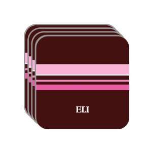  Personal Name Gift   ELI Set of 4 Mini Mousepad Coasters 