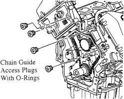   of the primary timing chain and related components 3.5L (VIN H) engine