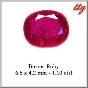 Fine Burma Ruby Loose Gemstones  
