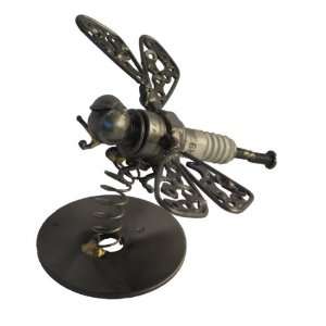  Repurposed Metal Dragonfly Office Workshop Sculpture