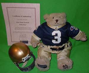 New Cooperstown Bears LE 13 Notre Dame Teddy Bear  