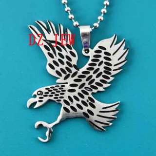   Stainless steel Spot Eagle Chain Pendant Necklace Fashion Jewelry