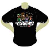 GO DUMB T Shirt XL (Black) by Fabricali  