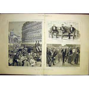  King Spain Paris Royal Carriage Gare Du Nord Grevy 1883 