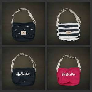 Hollister Classic Messenger Bag, Tote, Book Bag. New With Tags Fast 
