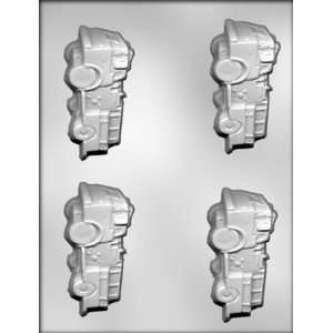 inch Fire Trucks Chocolate Candy Mold   Soap  