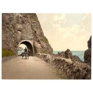   Reprint of Black Cave Tunnel. Co. Antrim, Ireland