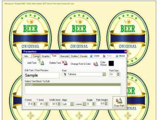 the software label printing software ready made template creations 