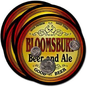  Bloomsbury , NJ Beer & Ale Coasters   4pk 