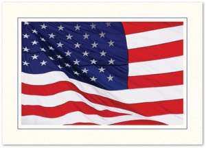 American Flag Thank You Cards (6 cards)   G0013  