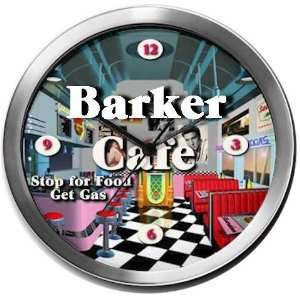  BARKER 14 Inch Cafe Metal Clock Quartz Movement Kitchen 