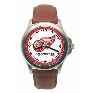   Red Wings Mens NHL Rookie Watch (Leather Band)