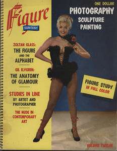 FIGURE Quarterly #12, 1956, Betty Page +Elvgren Article  