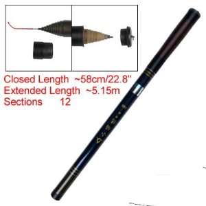   Travel 515cm 12 section Freshwater Fishing Rod Pole