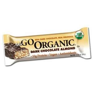  NuGo Organic Dark Chocolate Almond Bar   6 Pack (1.76 Oz 